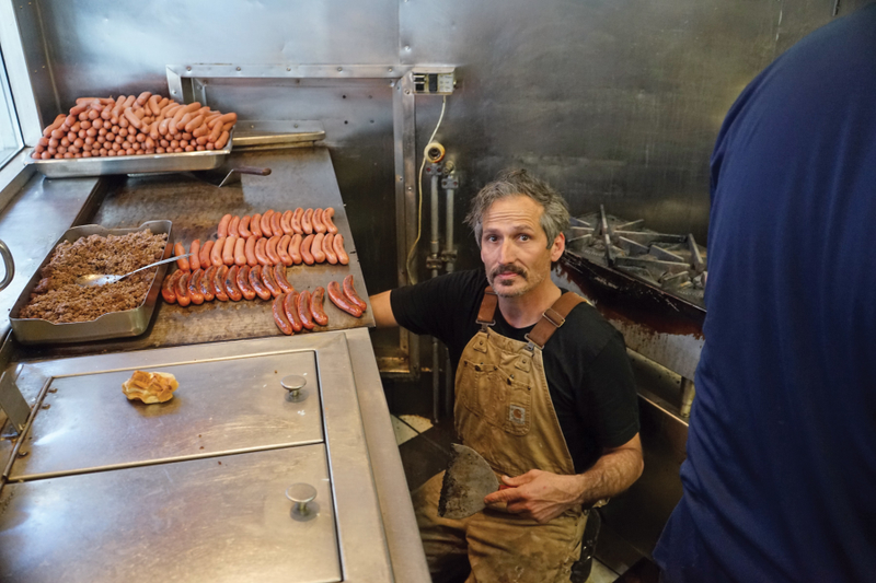 Charlie LeDuff at the Coney, as an all-in handyman and troubleshooter.
